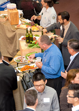 People at a Corporate Event