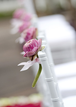 Chairs with Flowers on Them