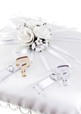 Ring Bearers Pillow Denoting Questions